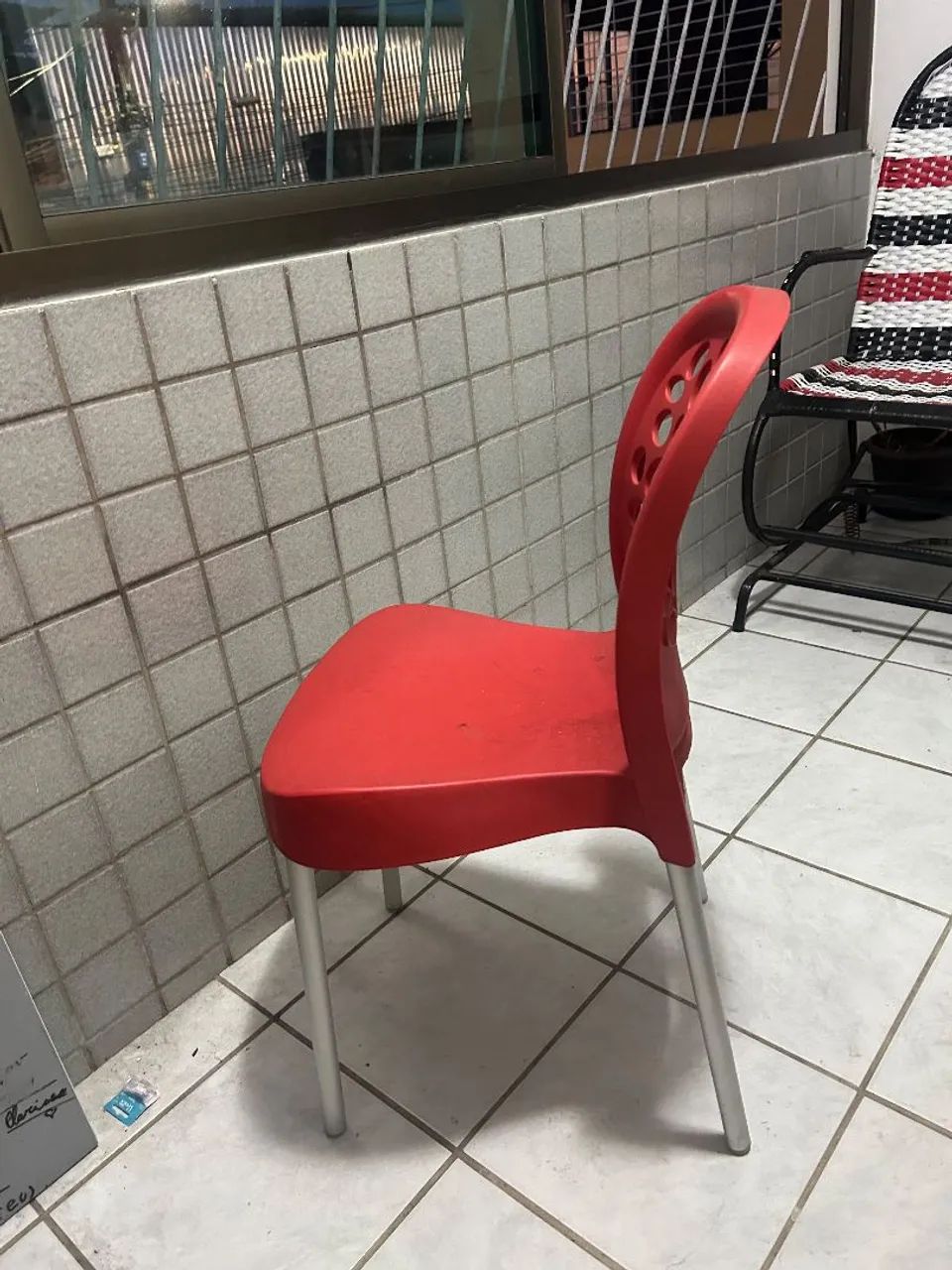 Cadeira deluxe vermelha  - Foto 3