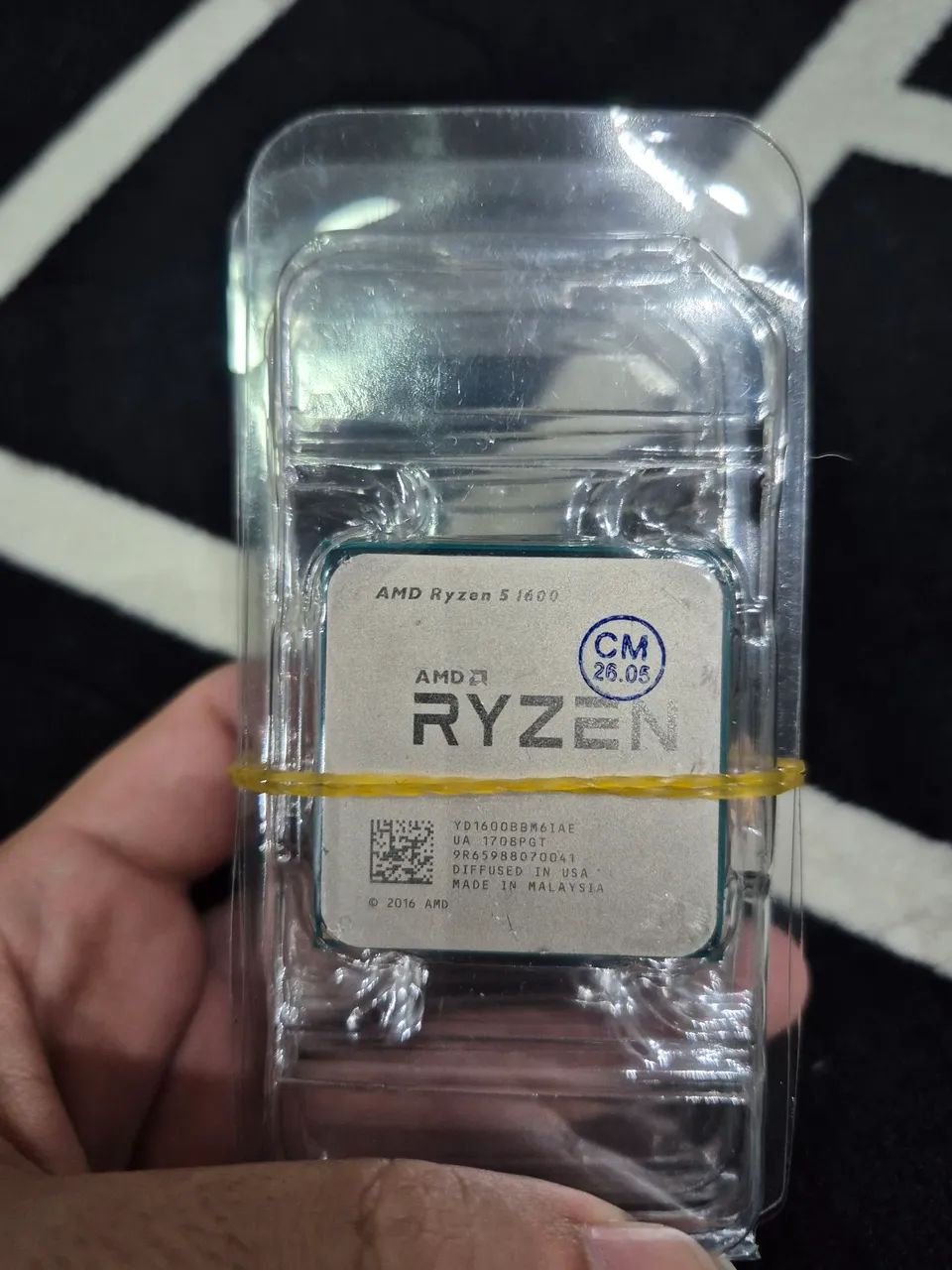 Processador Ryzen 5 1600 OEM 6Núcleos 12Threads com pasta térmica 1G.