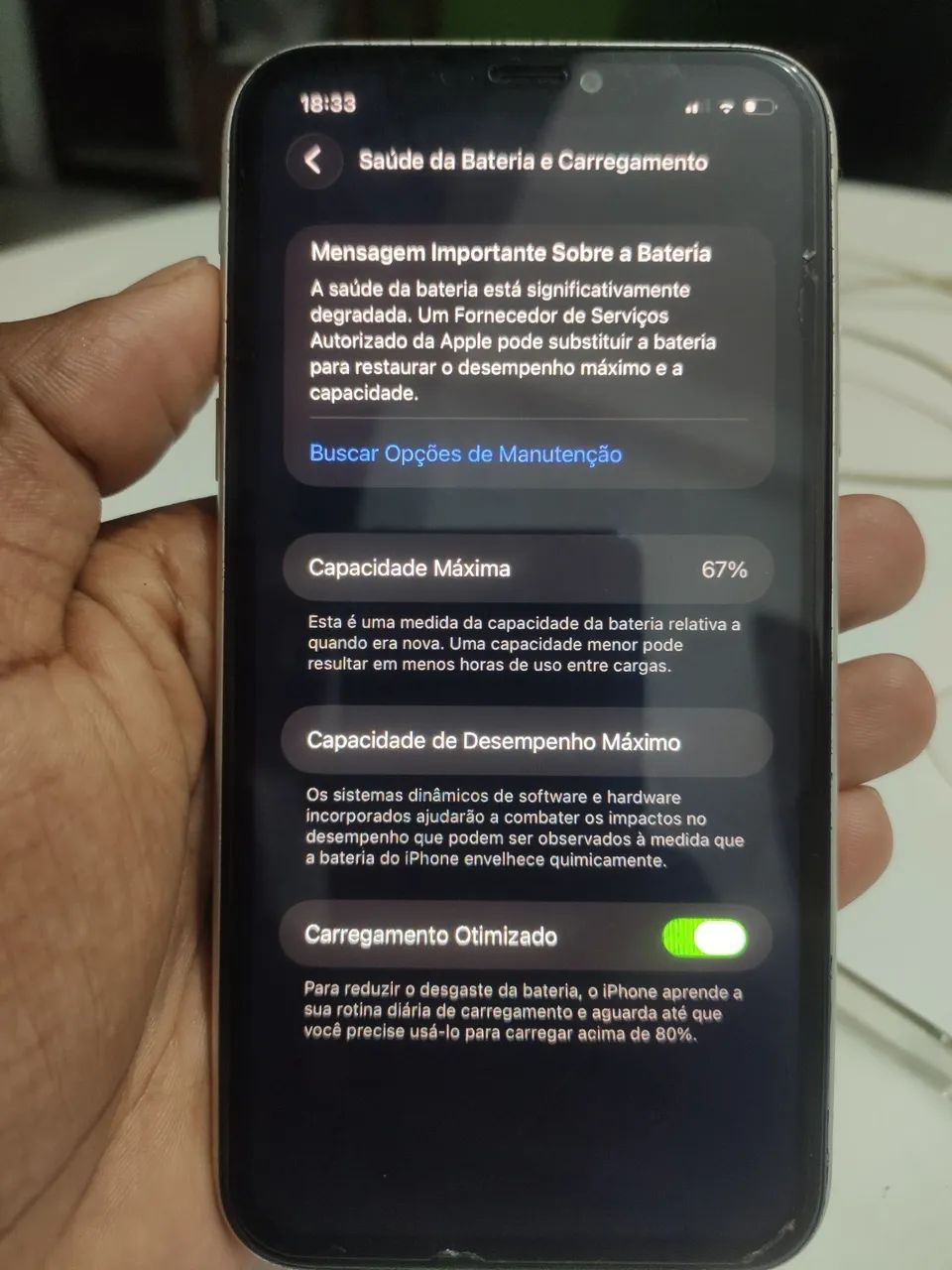 iPhone 11 funcionando tudo