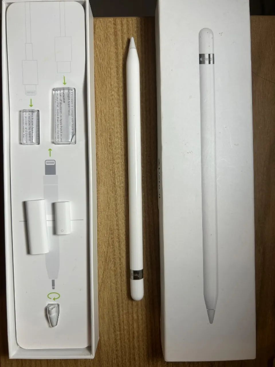 Apple Pencil original - na caixa + ponta reserva 1a geração 