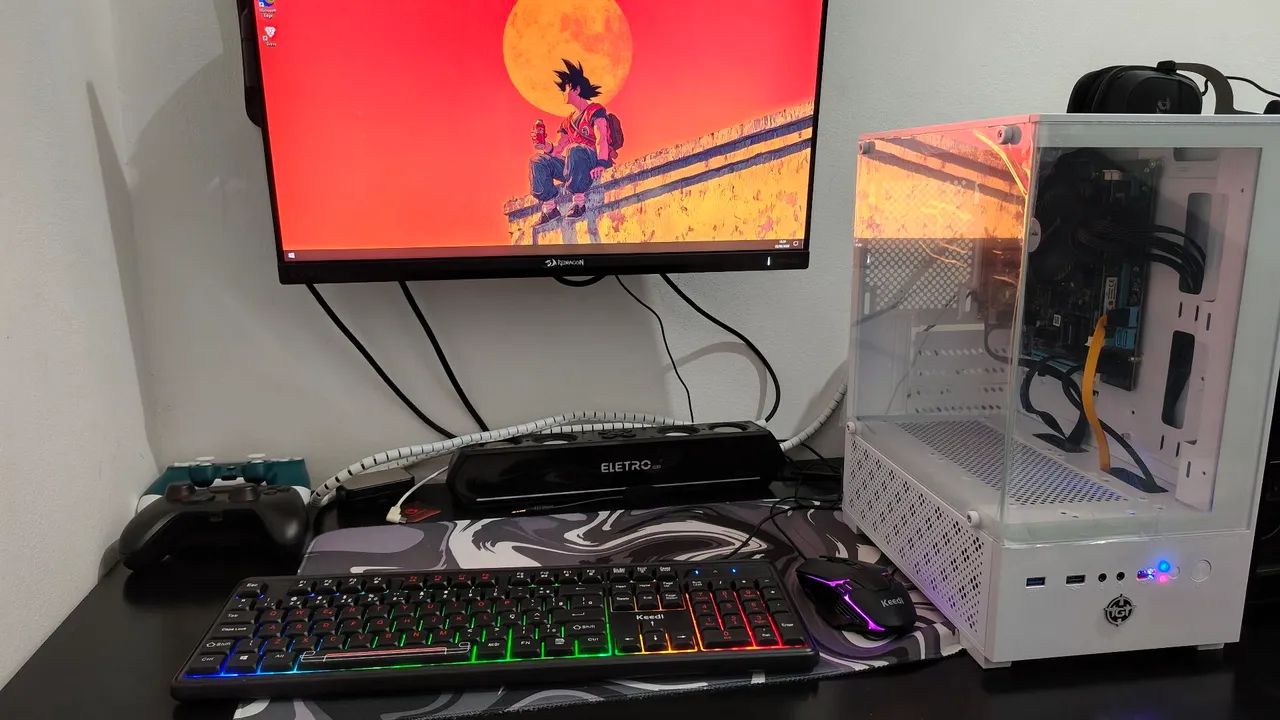 PC com mouse e teclado - Foto 3