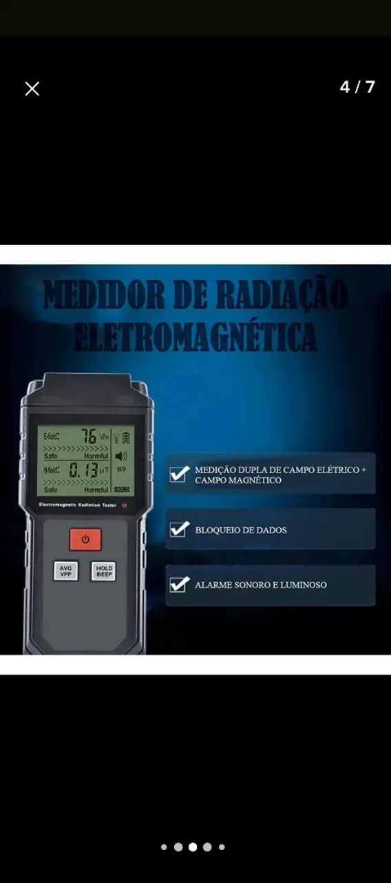 Medidor de Carga Eletromagnética (DRONES)  - Foto 3