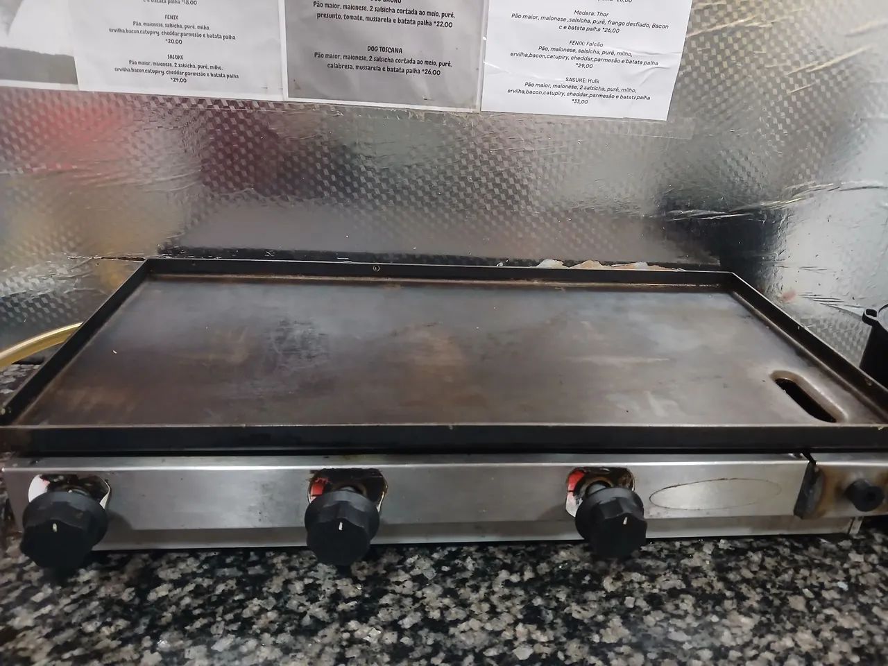 Chapa para lanche