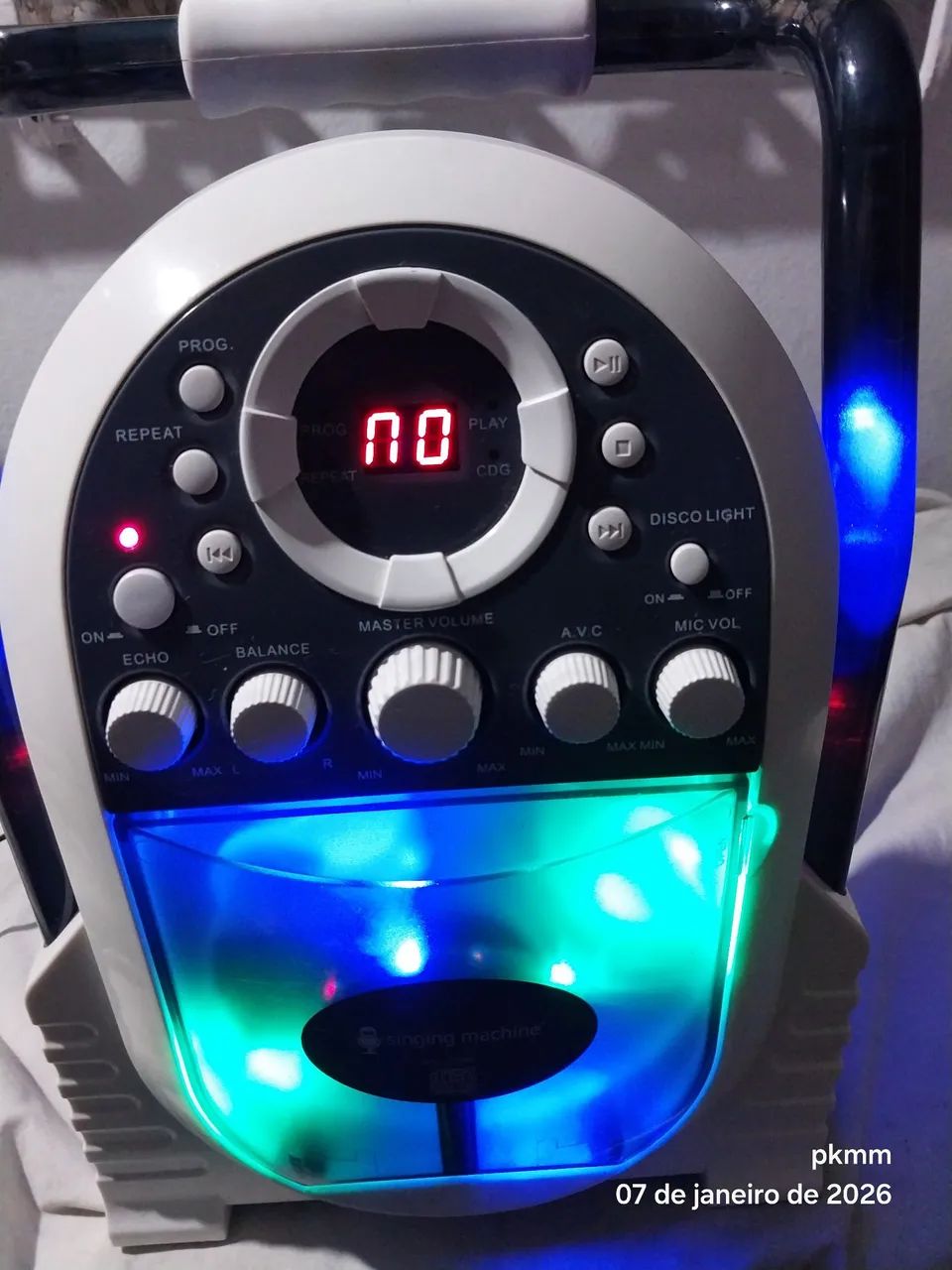 Karaoke portatil cd led funcionando 100% ok - Foto 2