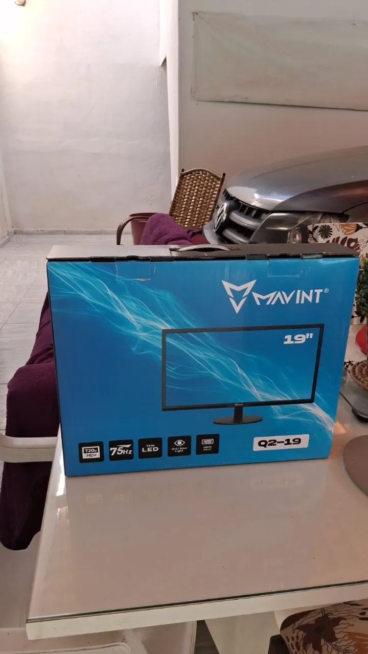 monitor LED de 19 polegadas