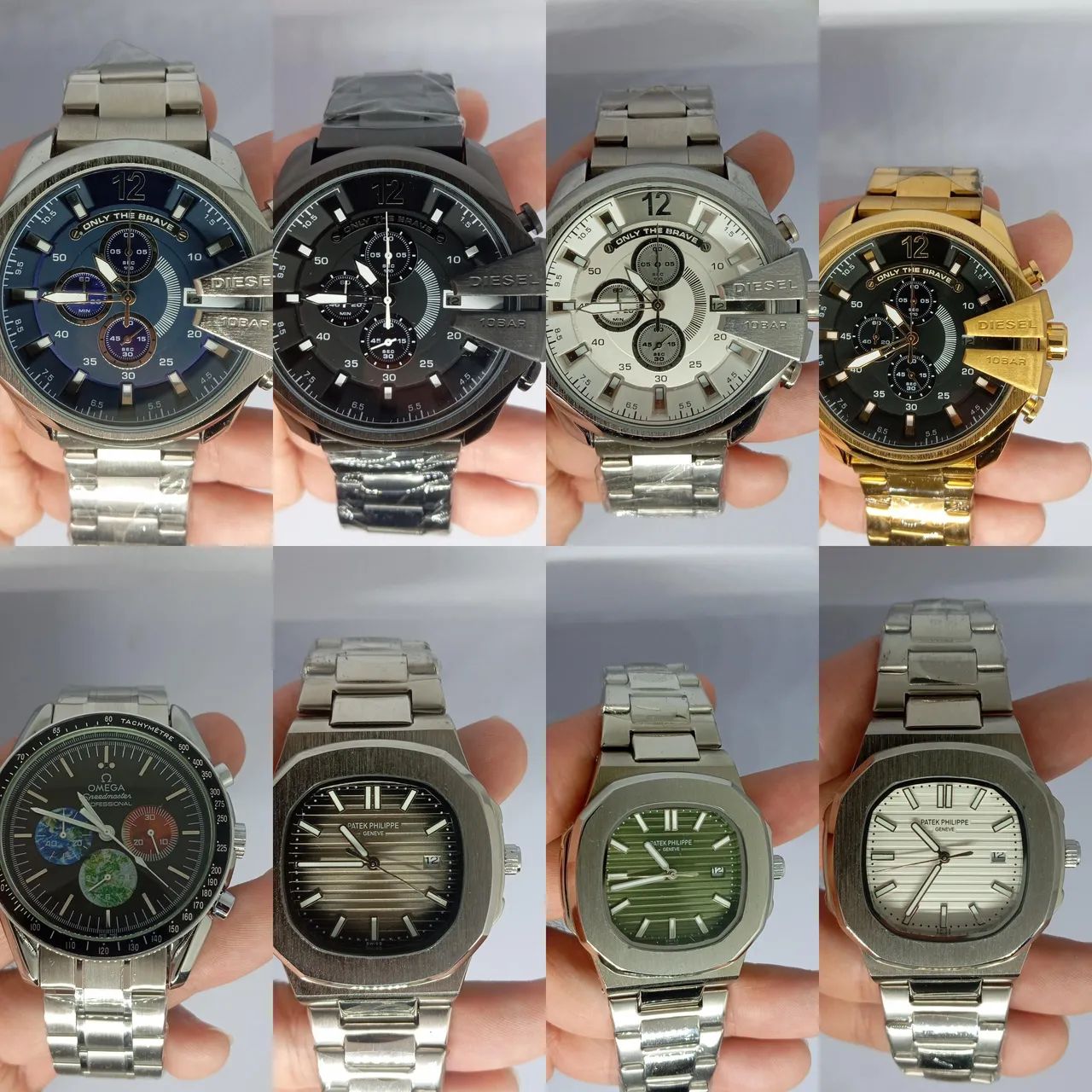 Relógio diesel, bulgari, Casio edifício, patek Philippe, omega, rolex etc  - Foto 2