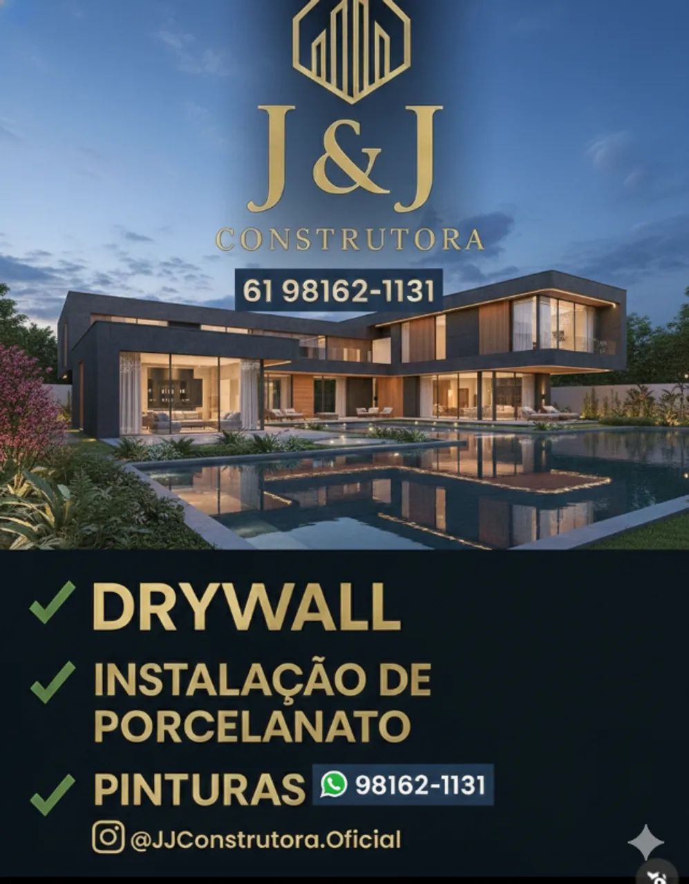 Drywall e porcelanato 