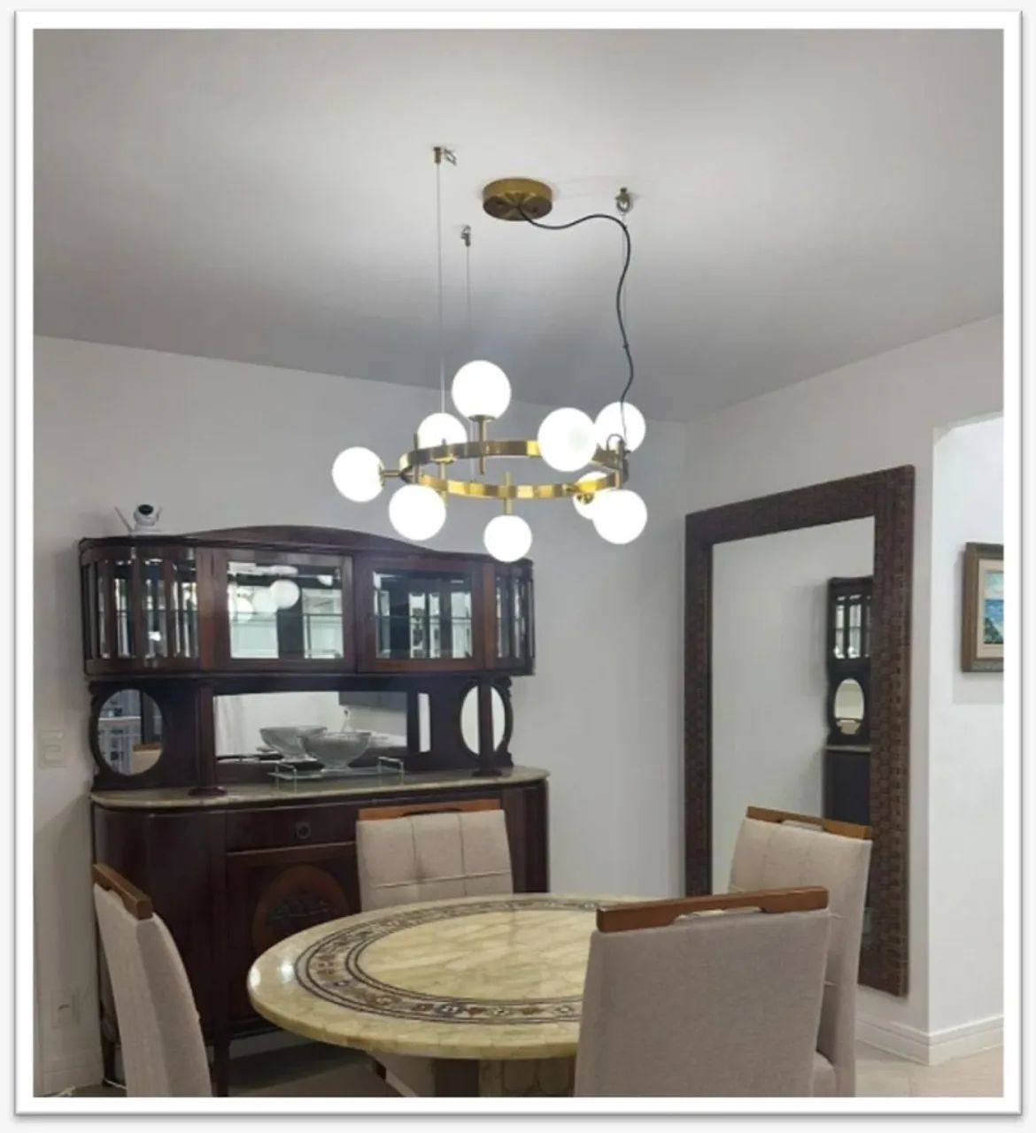 Lustre com 8 globos - Foto 2