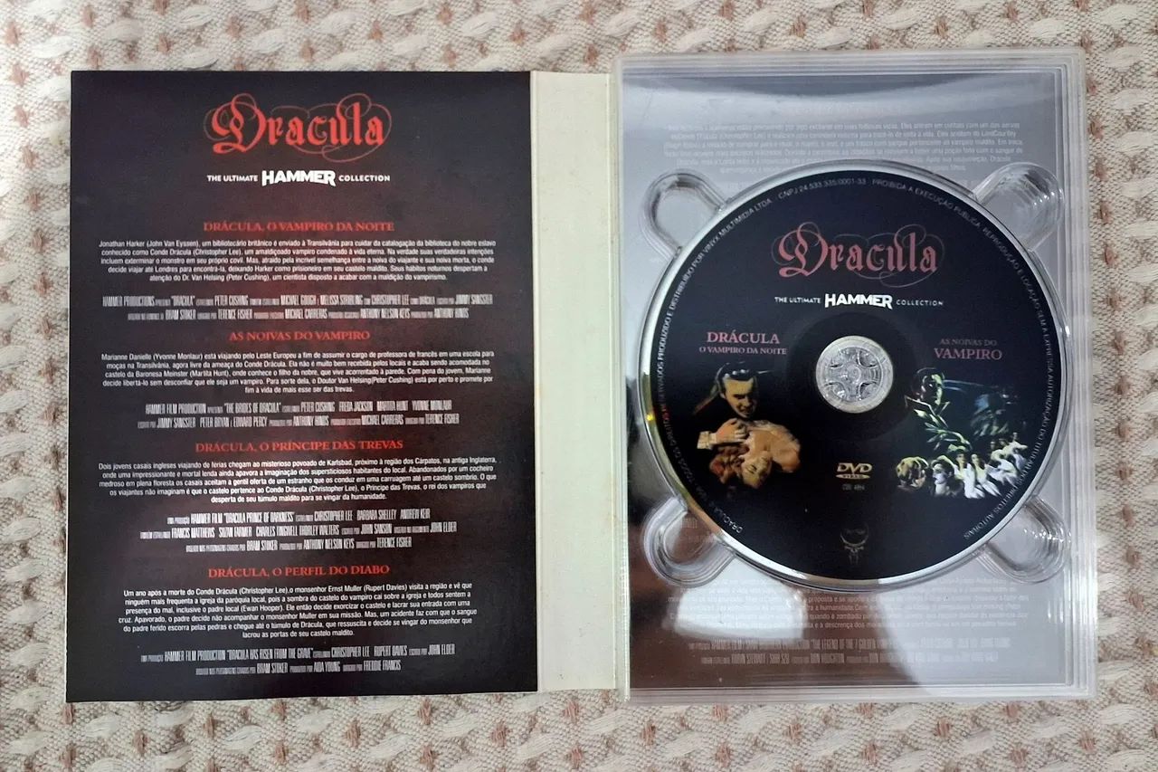 DVD Box Drácula - Hammer Ultimate Collection 5 Discos (Edição Rara e Limitada) - Foto 4
