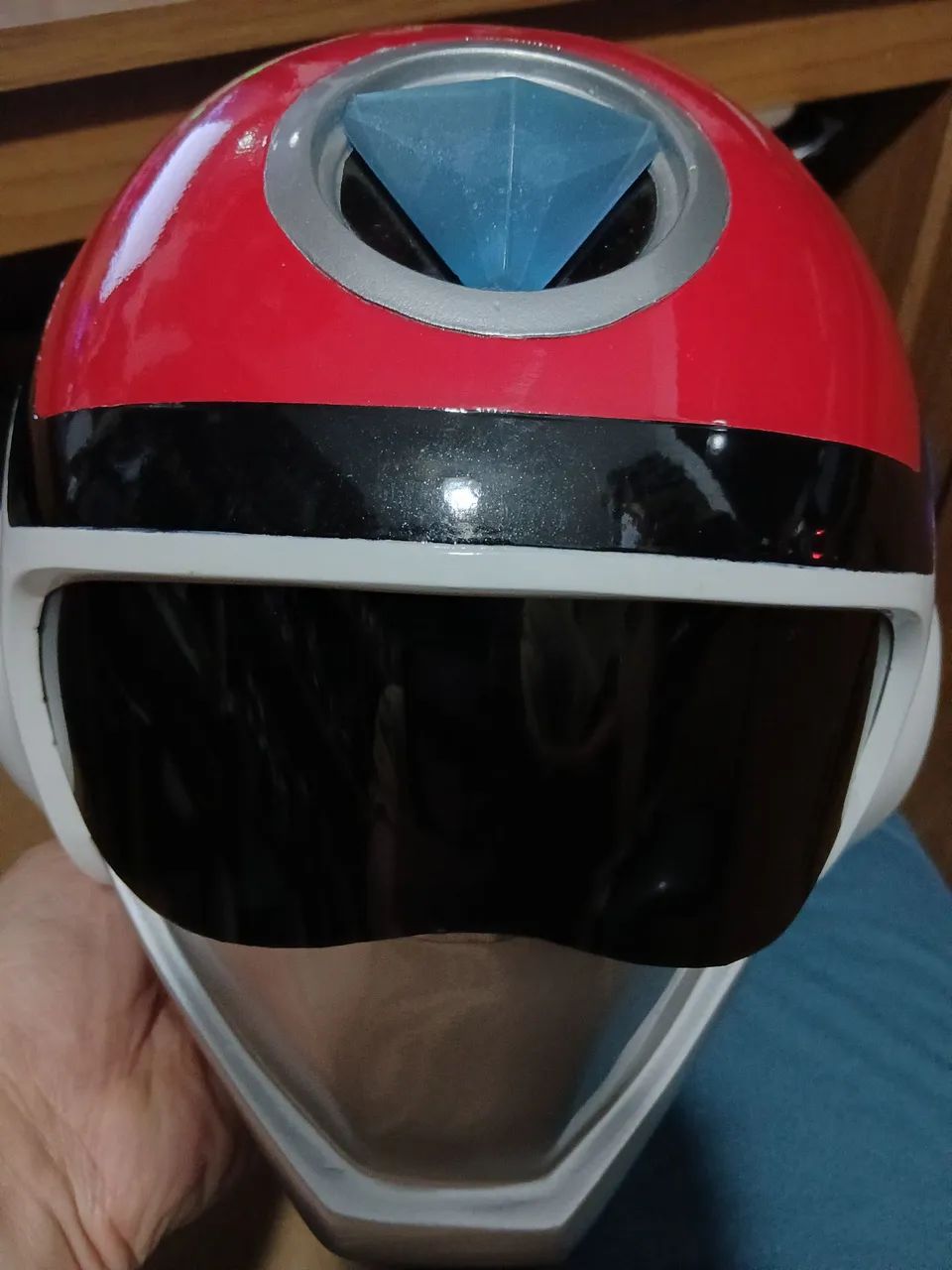 Capacete Flashman (Red Flash) - Tokusatsu - Foto 5