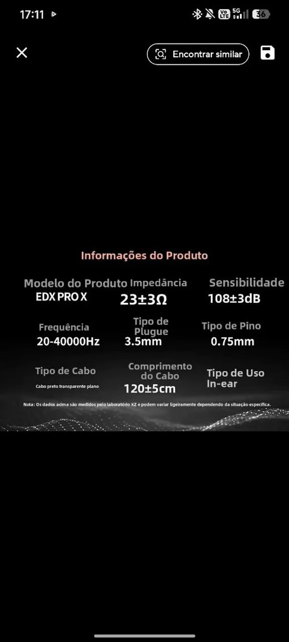 Fone KZ EDX PRO X - Foto 2