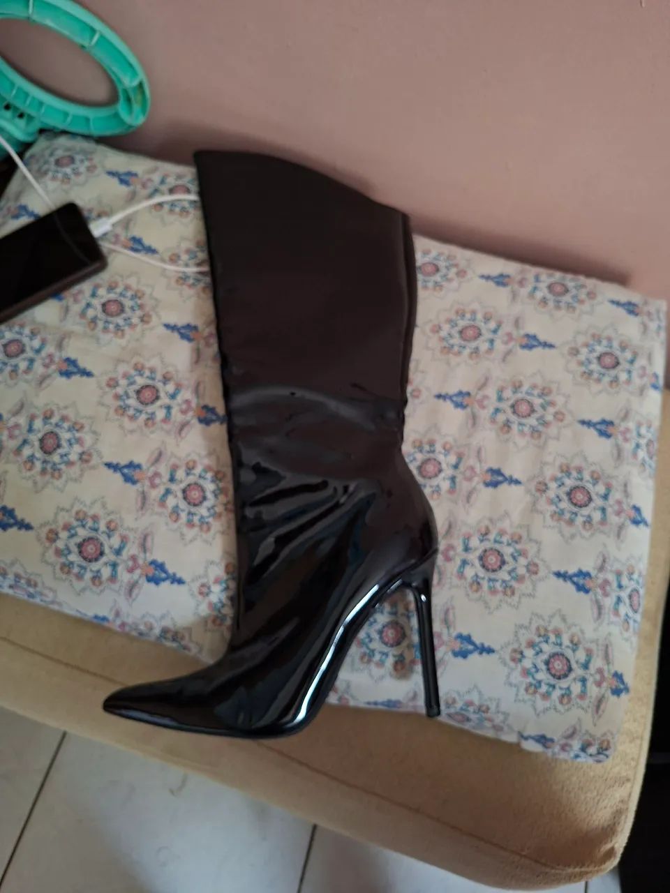 Bota vinilica nova 