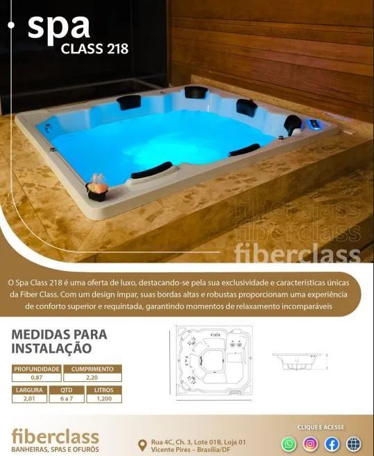 Banheira SPA de maior profundidade do Centro Oeste  - Foto 3