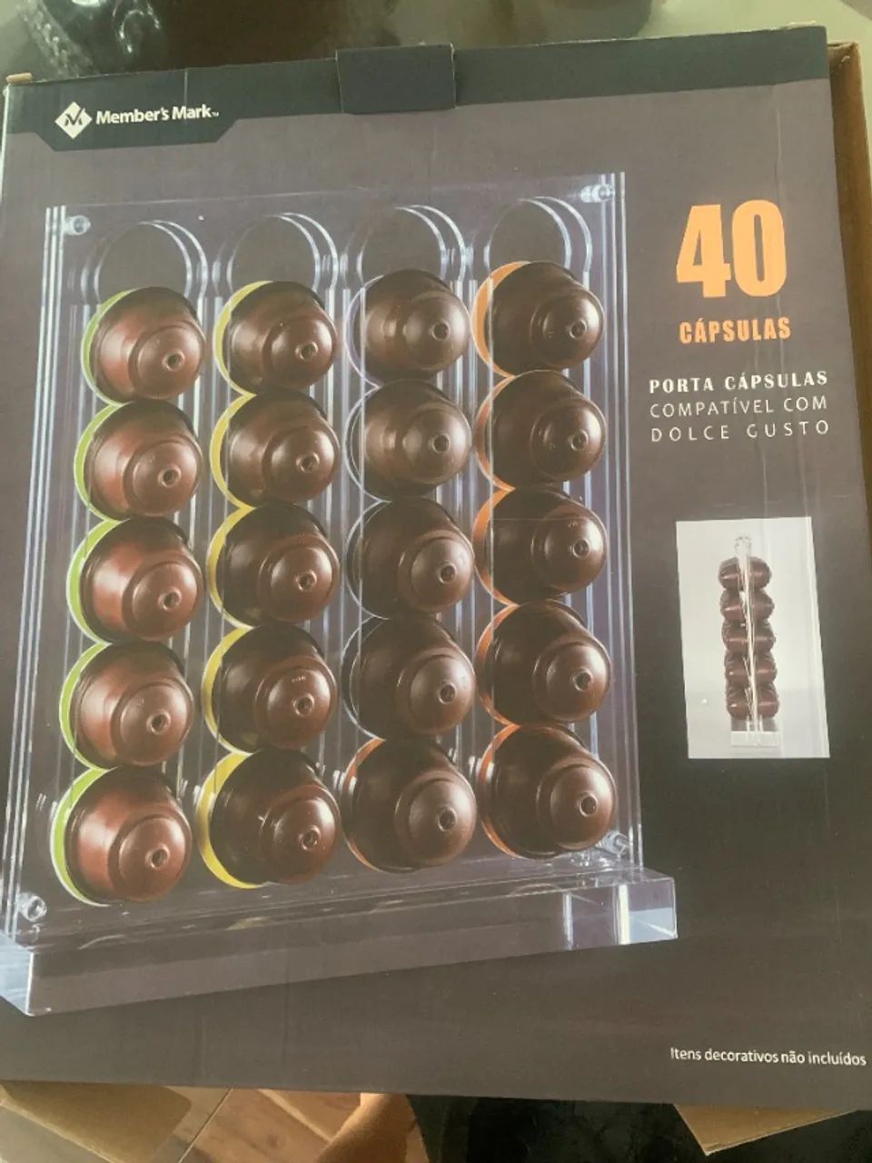 Porta capsula de café compatível com Dolce Gusto