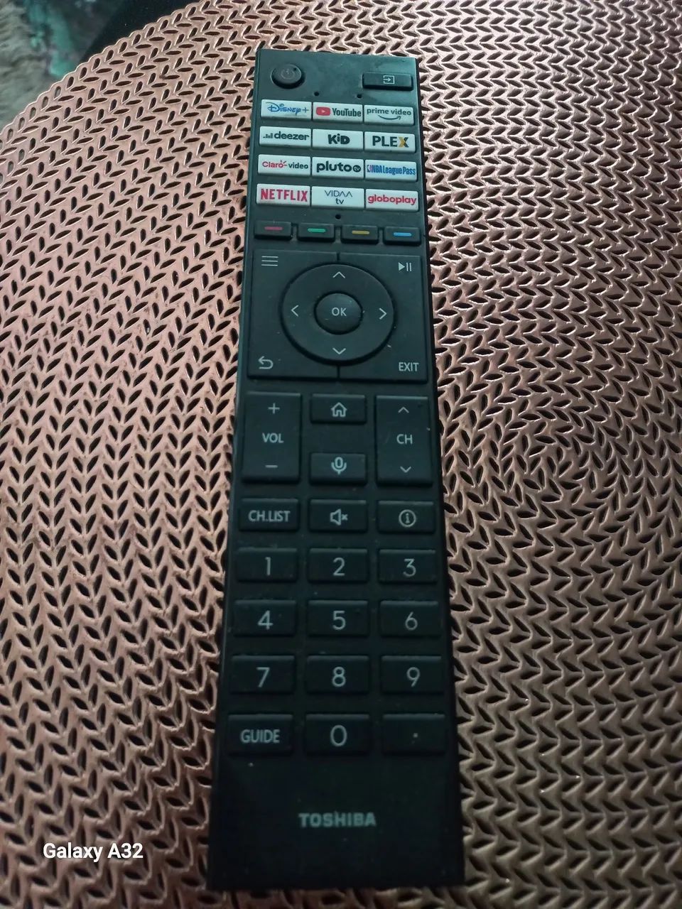 Controle tv Toshiba 50 pol