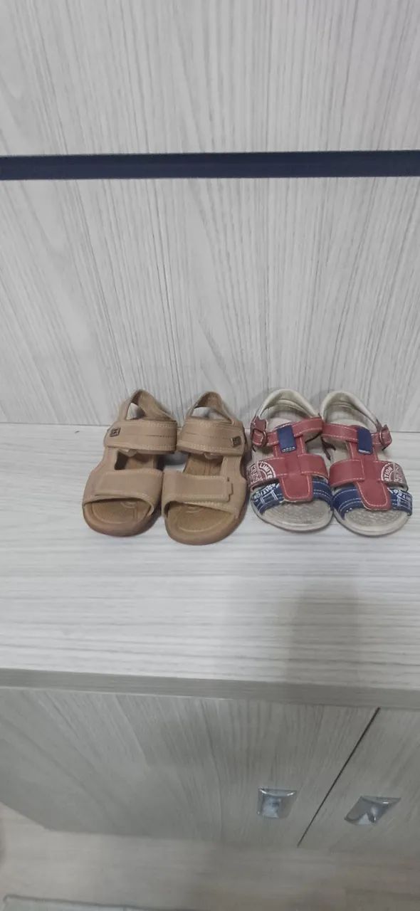 2 Sandalias Klin 23 e 24 menino