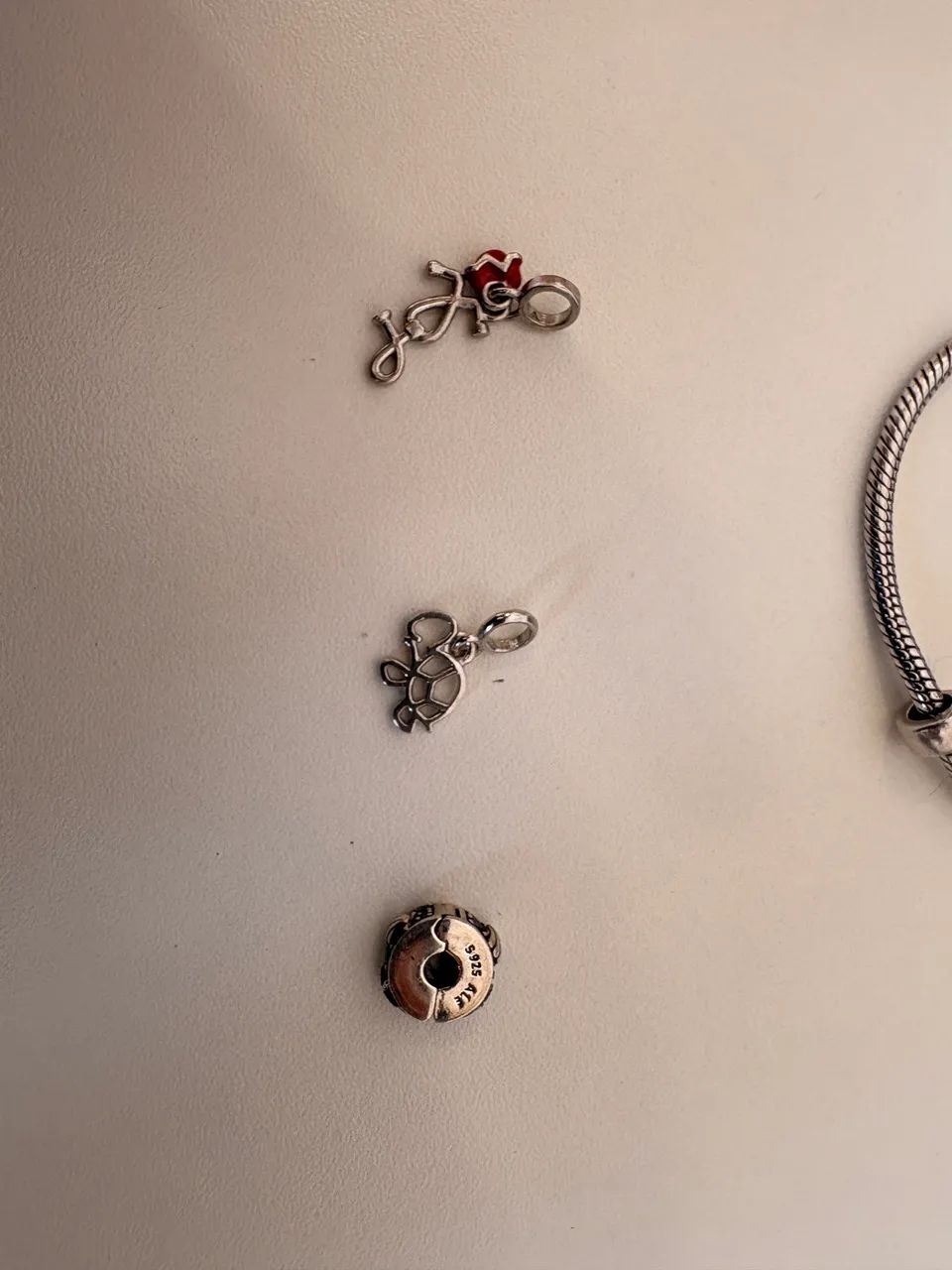 Pulseira Vivara + pingentes Prata 925 - Foto 2