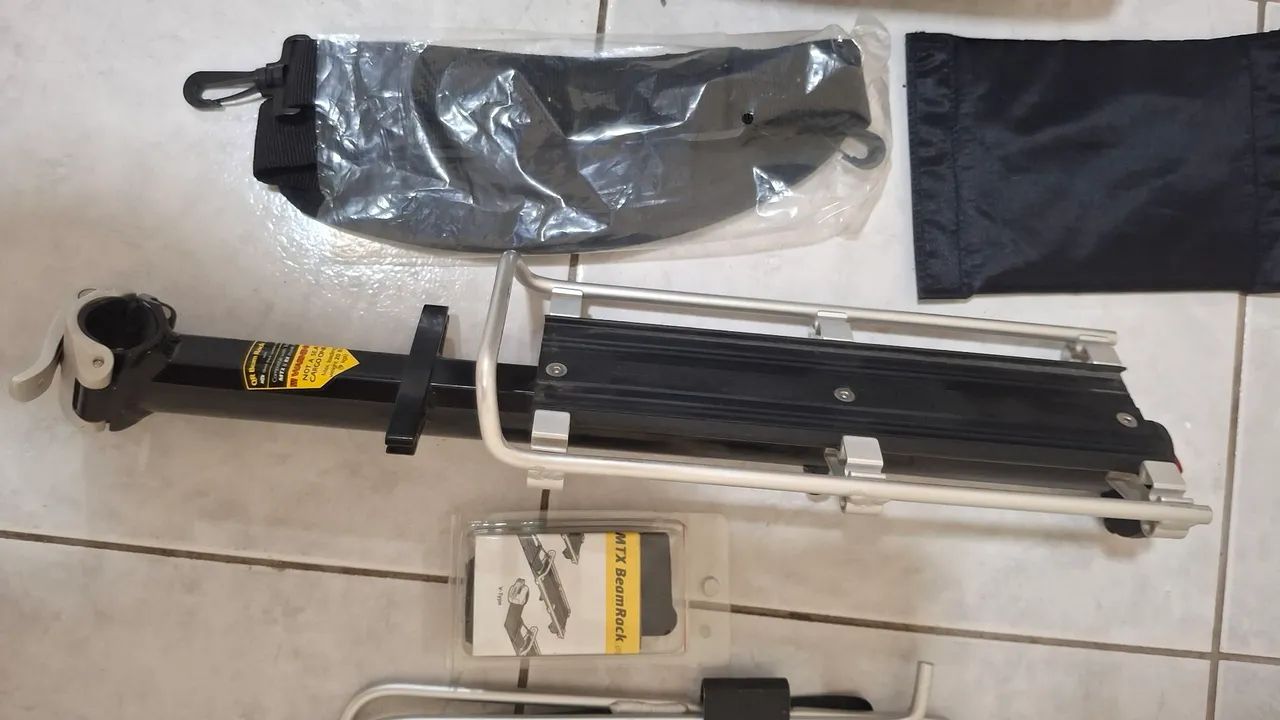 Alforge topeak completo com suporte e capa - Foto 2