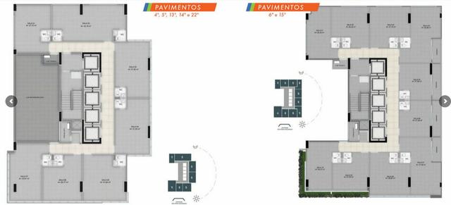 Urban Futuro - Salas comerciais de 26 à 299 m² na Teotônio - 202 Sul - Foto 17