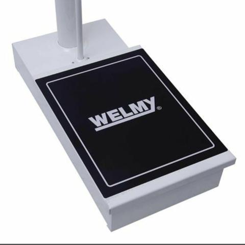 Balança Mecânica Antropométrica Welmy 104A 300 Kg Branca E Preta - Foto 2