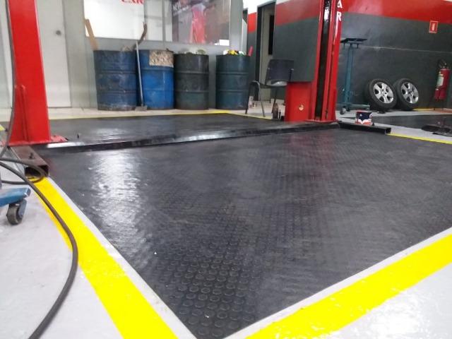 Piso moeda emborrachado, bobinas 1.30 largura padrão - Foto 5