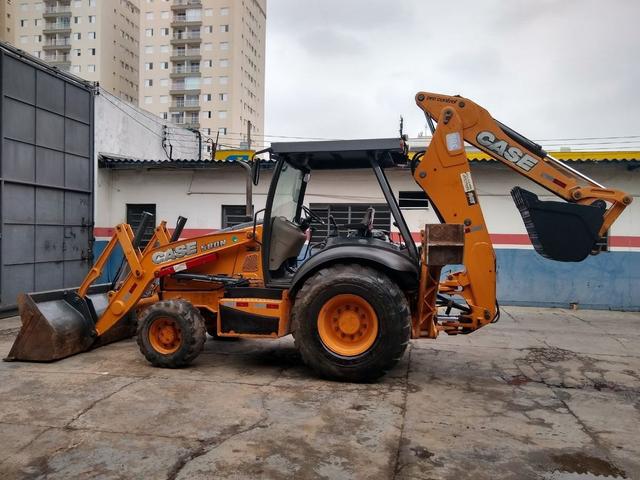 Retroescavadeira Case 580n 2014 - Foto 2
