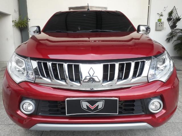 Mitsubish L200 Triton Hpe Sport 2.4 4x4 Cd 16v Tb 2017/2018 Vermelho Blindado - Foto 5