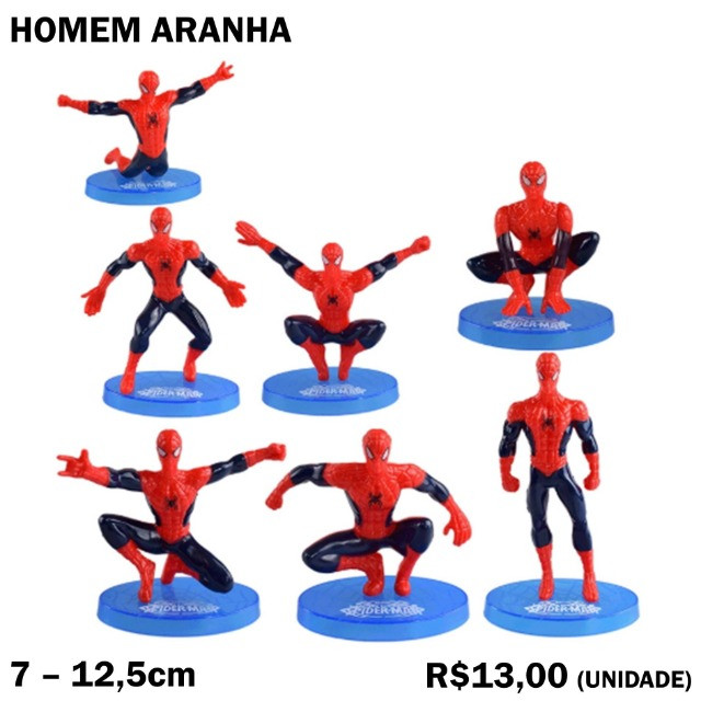 Homem Aranha 13cm (Unidade)