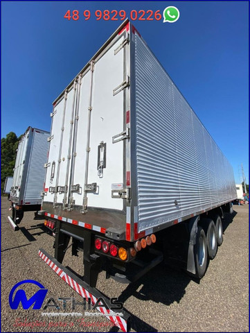 Carreta frigorífica 28 pallets Paleteira e gancheira usada Mathias Implementos - Foto 4