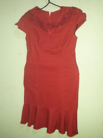 olx vestido vermelho