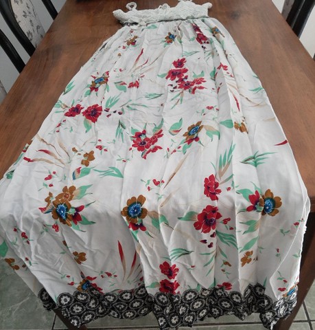 Vestido Longo Novo Florido tamanho P