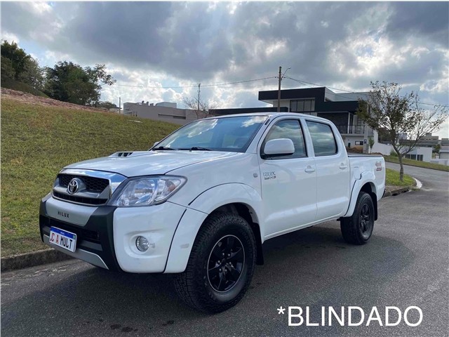 TOYOTA HILUX SRV 2008 BLINDADA ACEITO TROCAS E FINANCIO EM ATÉ 60X