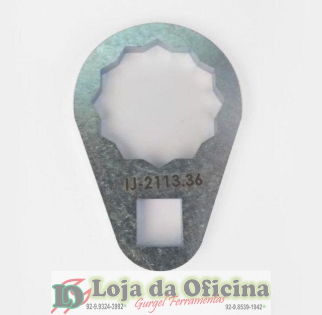 Chave Saca Filtro E-Tork Estriada 36 mm INJETEC-2113-36 - Foto 3