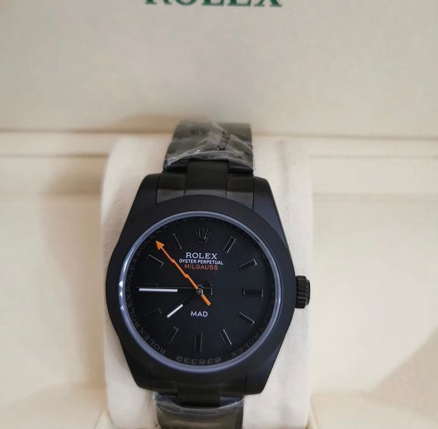Relógio Rolex Milgauss MAD All Black Novo