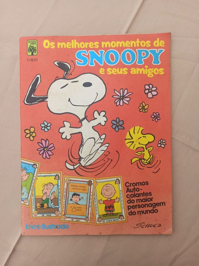 Livro Ilustrado Snoopy 1984