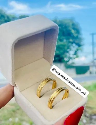 Par de alianças para sua amada