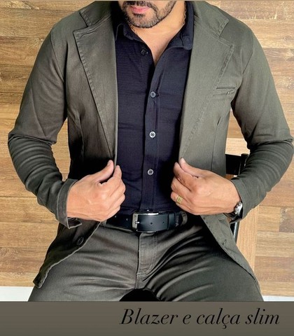 Blazer Masculino Super Slim  - Foto 4