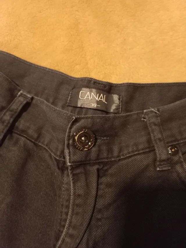 Short jeans preto 38 - Foto 3