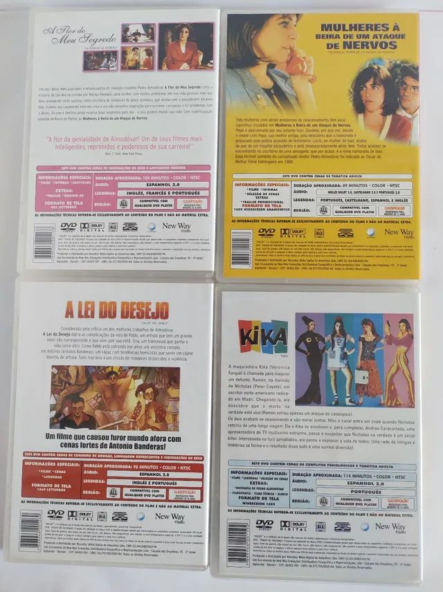 Pedro Almodóvar 2 box 6 dvd 9filmes - Foto 5