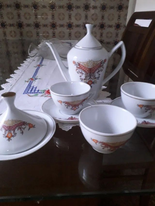 Jogo de xícara de porcelana  - Foto 4