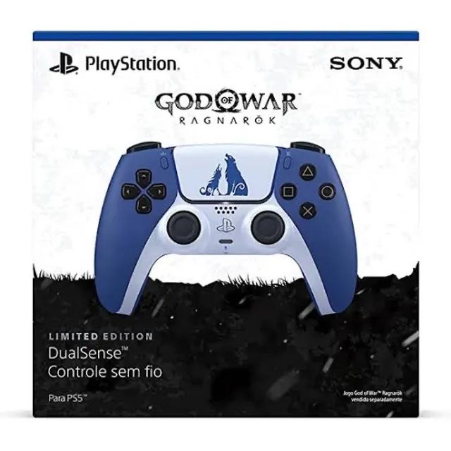 Controle Edição limitada God of War Ragnarok ps5 