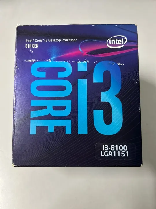 Processador Gamer Intel Core I3-8100