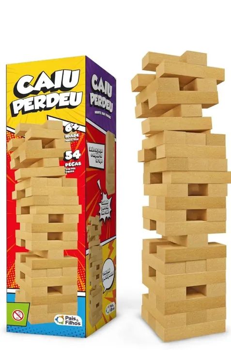 Jogo - Caiu Perdeu, 54 Pçs