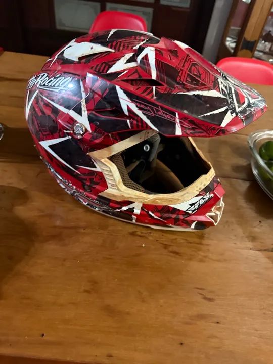 Capacete de Motocross - fly Racing - Foto 4