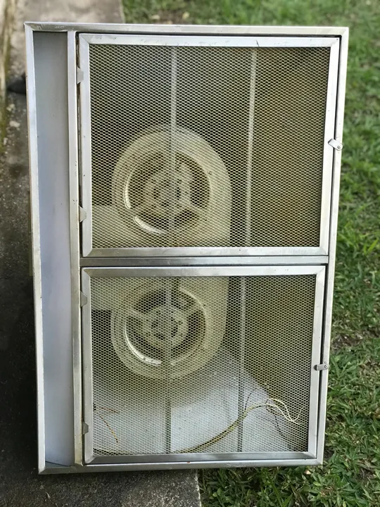 Exaustor industrial com 2 ventiladores