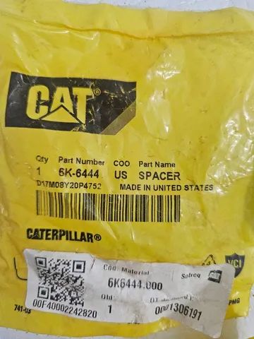 Motoniveladora caterpillar espacador novo original 6K6444  - Foto 2