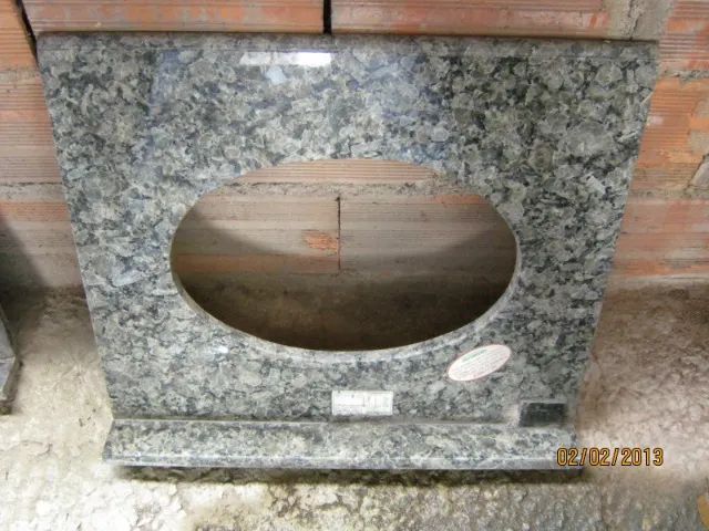 Pia Granito verde malhada 63cm x 53cm