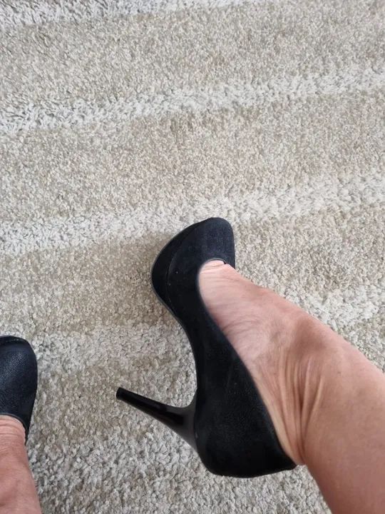 peep toe novo, couro, 34, sanden - Foto 3