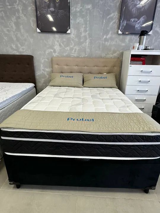 Cama casal molas Bonnel 