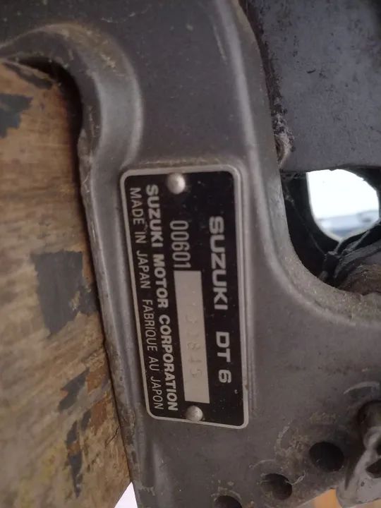 Motor de Popa Suzuki 6hp - Imperdível! RELÍQUIA - Foto 2